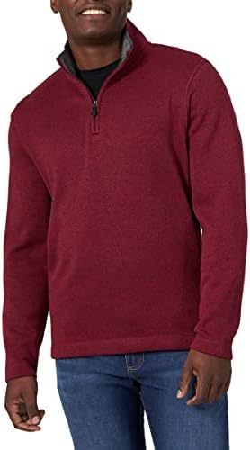 Men's Half Zipper Pullover Sweater