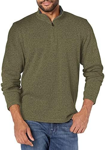 Men's Half Zipper Pullover Sweater